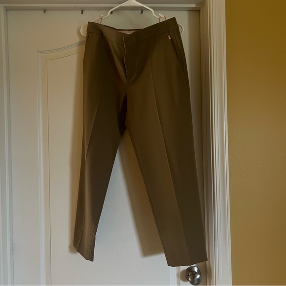 CHLOÉ Cropped Wool Blend Skinny Pants (size: 40) (color: Soften Brown) - Picture 14 of 14